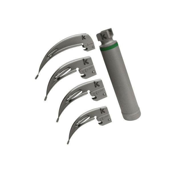 Macintosh Fiber Optic Laryngoscope Set